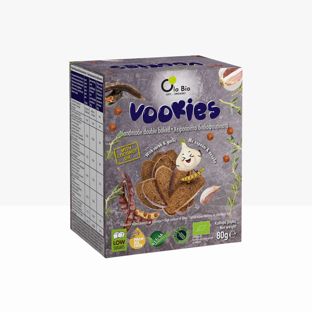 Vookies Με Χαρούπι & Σκόρδο